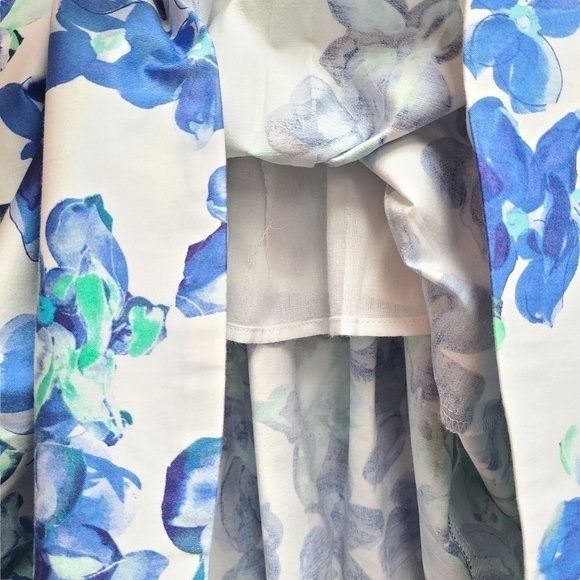 Lauren Ralph Lauren Cotton Blend Floral Dress, Size Medium - Picture 5 of 9